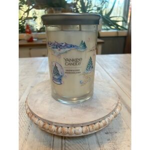 Yankee‎ Candle Snowglobe Wonderland 20oz Large Jar Candle New Winter Holiday